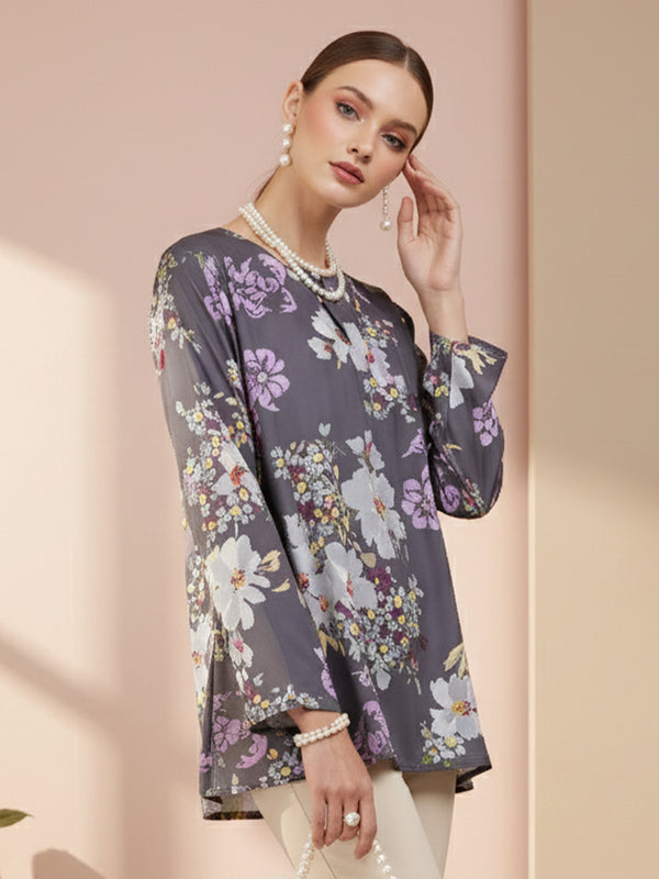 SIDRA TOP (DARK GREY)